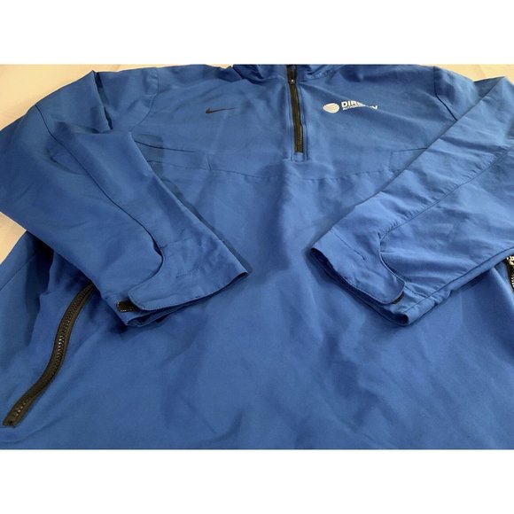 Nike Golf Tour Mens Performance Dri-Fit 1/2 Zip Pullover Jacket Size L Men Blue - Picture 3 of 6
